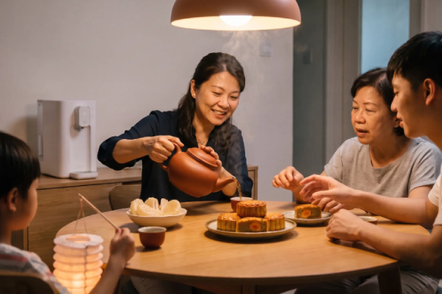 Mid-Autumn Hosting: Tea, Mooncakes And Hot Water On Tap
